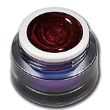 Farbgel metallic Rot Je t'aime Uv Led Nagelgel Studio Qualität Color Gel RM Beautynails 1er Pack (1x 5ml)