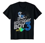 Kids Dirt Bike Rider 3 Years Old Motocross 3rd Birthday Boy T-Shirt