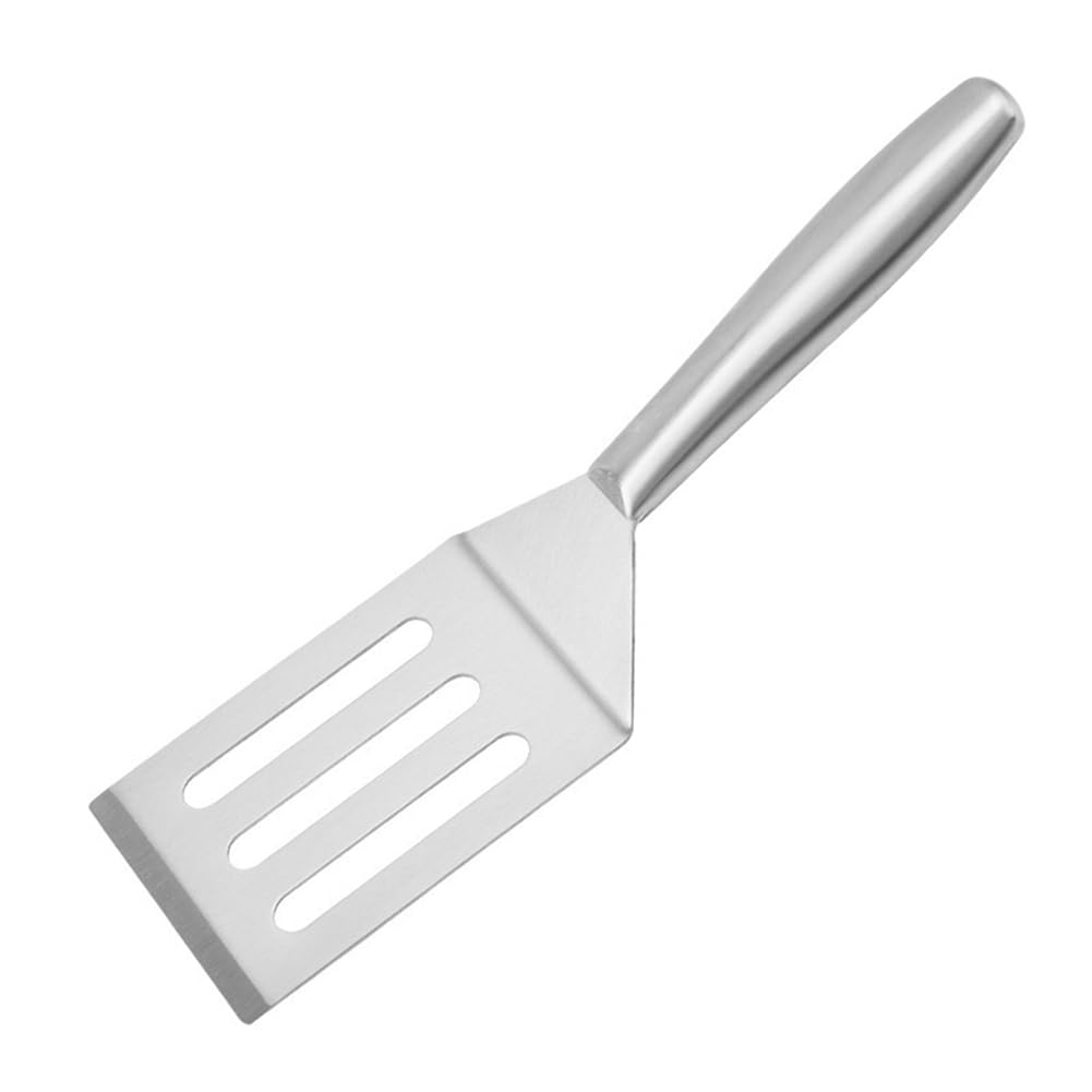 CTRLZS Stainless Steel Spatula Flat Spatula Large Fish Turner Grill Barbeque Turner Griddle Scraper Steak Spatula Pancake B