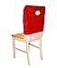 Produktbild HAAC 2er Set Stuhlhusse aus Samt Mütze Motiv Weihnachtsmütze Farbe rot Weihnacht Weihnachten