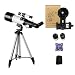 Produktbild KIDsportxie Astronomisches Weltraumteleskop für Kinder, Anfänger Himmel Monokular 50-100 mm Refraktor Kinder Pädagogisches Spektiv Vogelbeobachtung Spyglass White, B