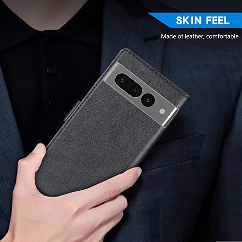 Image of ZZXX for Google Pixel 7 Pro Wallet Case Magnetic Closure 6.7 inch,Grey