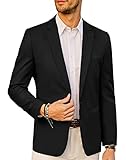Design: PJ PAUL JONES herren sommer sakko ist Slim-Fit, hat eine Knopfleiste, einen Reverskragen, einen taillierten Schnitt und echte Taschen vorne. Die Taschen sind nicht nur ein praktisches Detail, sondern verleihen dem Kleidungsstück auch einen eleganten Touch.