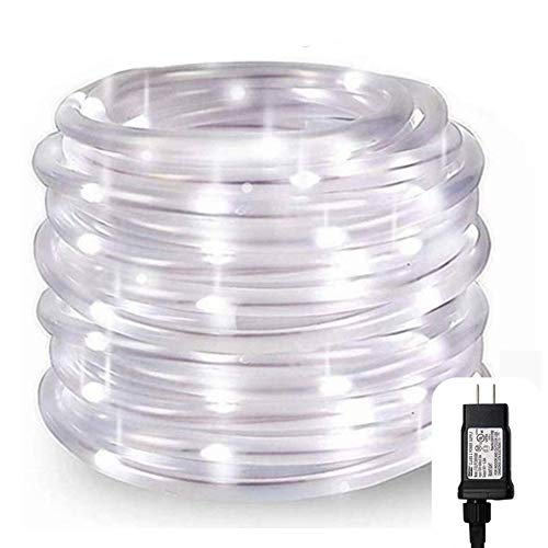 Twinkle Star LED Rope Lights Outdoor, 33 FT 240 LED, Low Voltage, Connectable