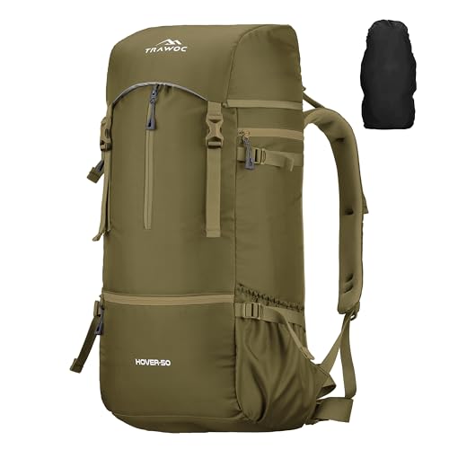 GLIDE 50 ltrs Rucksack Bag for Men & Women Travel Backpack for for Trekking & Hiking