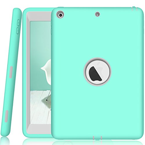 Sevrok iPad 6th Generation / 5th Generation Case - Shockproof Defender Hard Shell+Silicone Exterior Hybrid Protective Armor Cover (Mint)