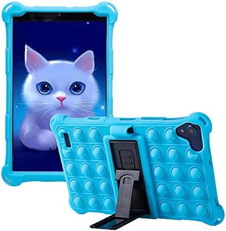 Compatible for Walmart onn. 8' Tablet 2020(Model: 100011885)/2019(Model ONA19TB002) onn. 8' Pro 2020(Model 100003561) Silicone Case with Stand (Pink) image 3