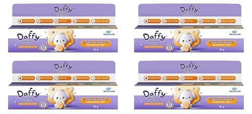 Image of Daffy Baby Nappy Rash Cream for Sensitive Skin & Redness, 30g (Pack of 4)