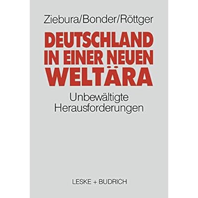 Deutschland in einer neuen Welt&auml;ra