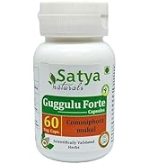 Guggulu Forte Capsules 500 mg. 60 Veg. Capsule | Guggulu (Commiphora Mukul) Extract Capsules for ...