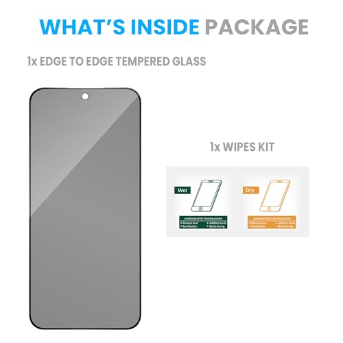 Image of FIRST MART Privacy Tempered Glass for Oppo F31 & Oppo F31 Pro | Anti-Spy Screen Protector, Edge-to-Edge 9H Scratch Protection, Case-Friendly, Bubble-Free | Pack of 1