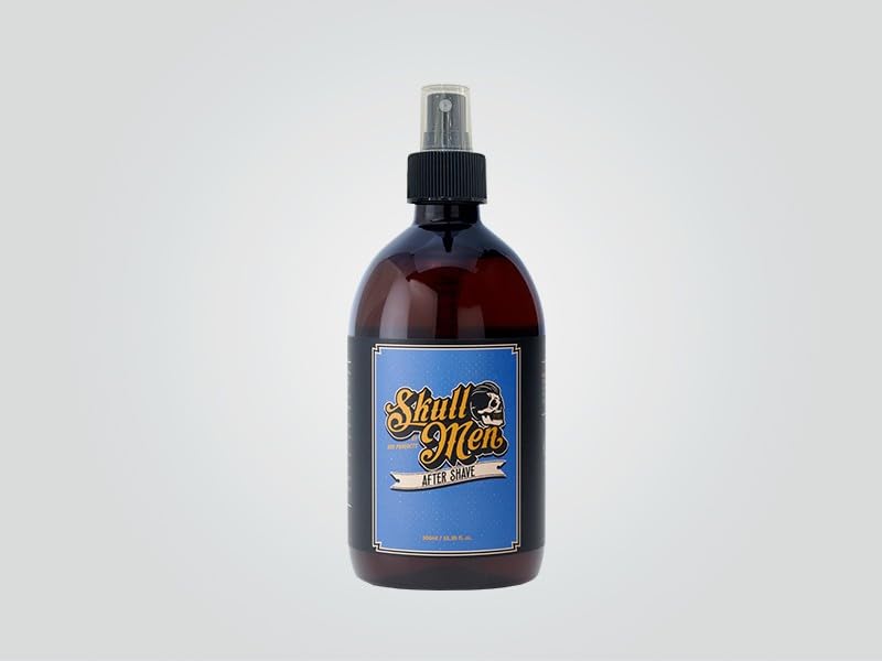 Skull Men After Shave 500ml - Refrescante y curativo gracias a su composición a base de romero, que calma, regenera y da luminosidad a tu piel.