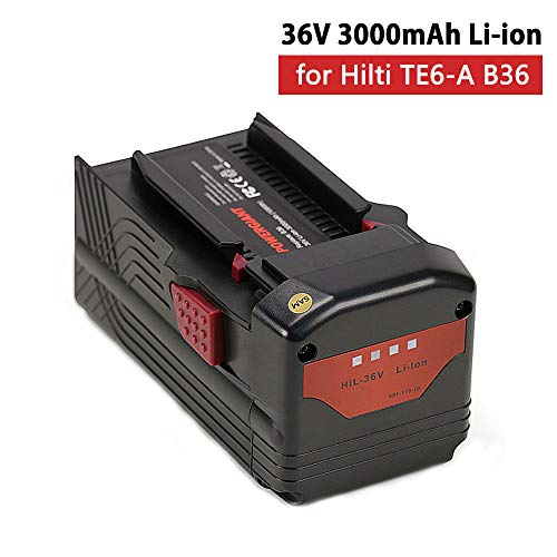 POWERGIANT 36V 3000mAH LI-ION Batteria per Hilti