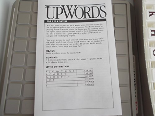 Upwords: Juego de Palabras en 3 Dimensiones (1988) miniatura 4
