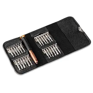 AGARO 25 in 1 Precision Screwdriver Set, Multi Pocket Repair Tool Kit for Mobiles and Laptops