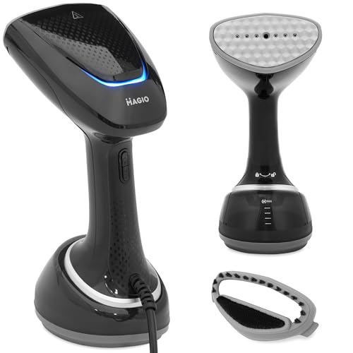 Plancha vertical vapor 1700W MAGIO, plancha vertical para ropa, plancha vapor vertical, steamer de mano, uso vertical y horizontal, 350 ml