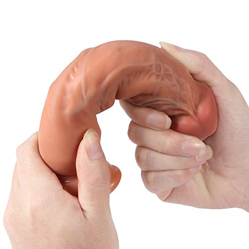 Charming 6.5 inch Realistic Ealistic Dìd'lo M-áššágēr Wand for Women Beginners Huge Comfortable