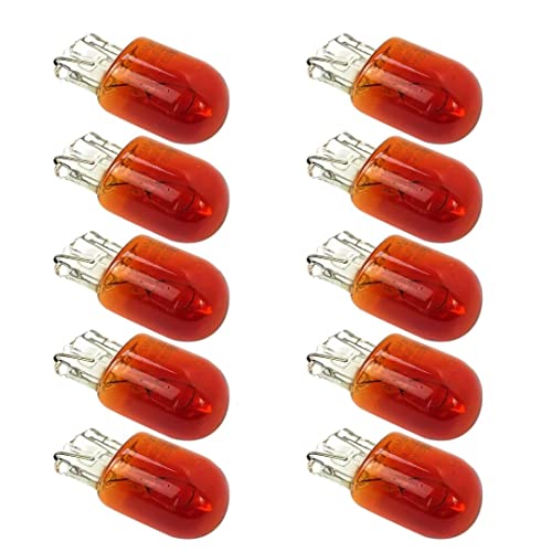 Gxcdizx T20, W21W, 7440, 7440Na Amber Bulb Replacement For Car Backup Reverse Brake Tail Turn Signal Lights Bulbs (10 Pack) #TOP5