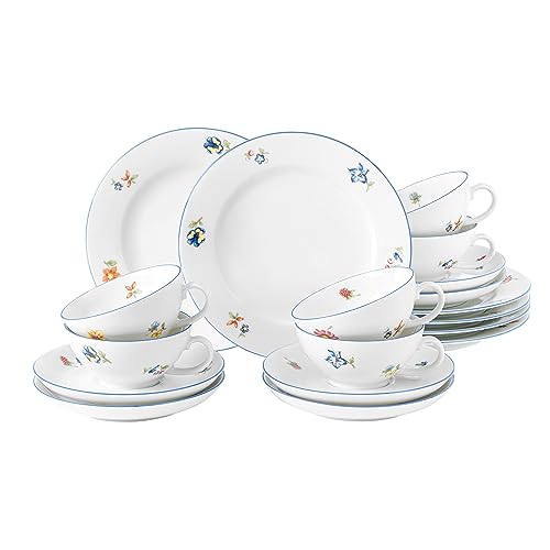 Seltmann 001.762548 Sonate Traditionell Porzellan Teeservice, Rund mit...