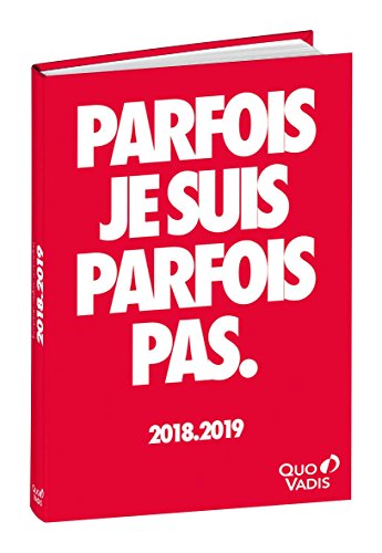 Quo Vadis Benjamin Juveneton Textagenda Agenda scolaire Journalier Année 2018-2019 12 x 17 cm Parfois Je Suis Quo Vadis Benjamin Juveneton Textagenda Agenda scolaire Journalier Année 2018-2019 12 x 17 cm Parfois Je Suis