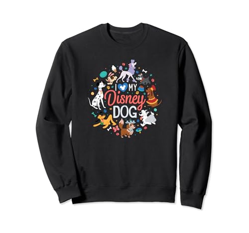 Sweat Disney Dog I Love My compagnon pour afficher votre amour des animaux