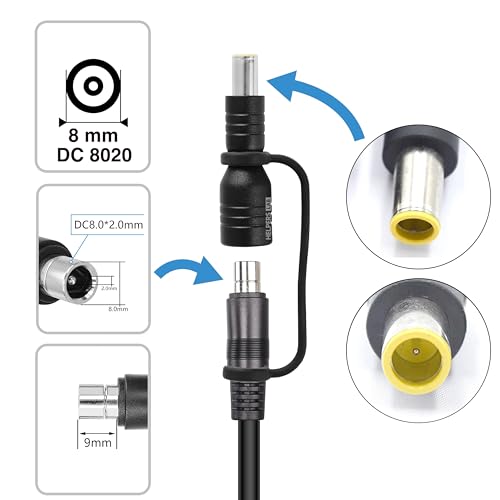 DC8020 Buchse auf DC7909 Stecker, Adapter für Solarpanel, Wohnmobil, tragbare Kraftstation, Solargenerator, kompatibel mit Jackery Explorer-Serie, 1 Stück