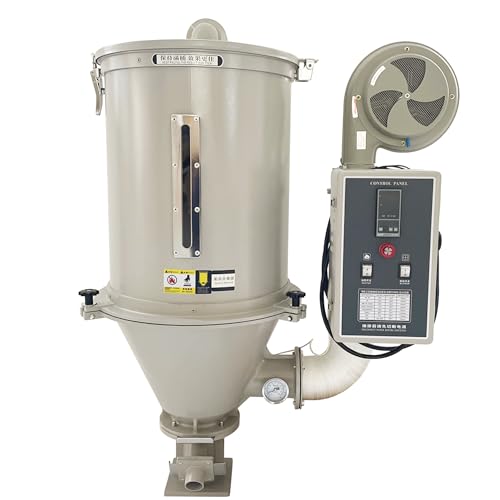 Maisutseb 15kg Plastic Pellet Dryer Hopper Type Dryer 2.7kw Hot Air Drying Machine for PP, PE, ABS, PVC