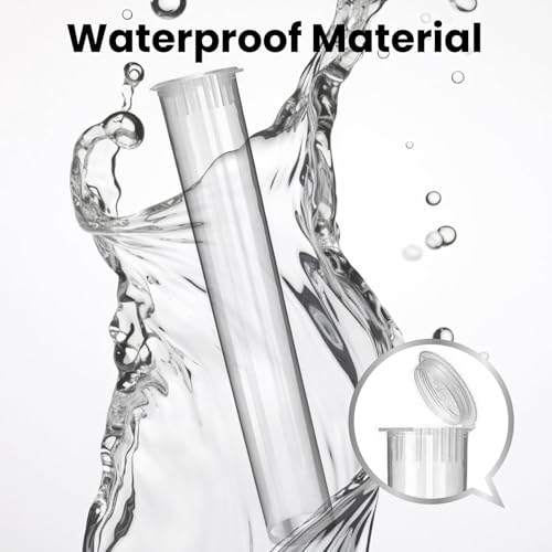 Packlahoma 500 Pcs 116mm Pop Top Tubes Clear | Squeeze Tubes Packaging for Airtight Storage (Clear) by Packlahoma - Used condition - Image 4