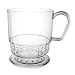 Party Essentials N81099 Elegance Plastic Coffee Cup, 8-Ounce Capacity, Clear (Case of 120)