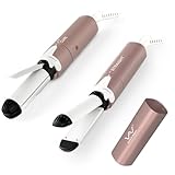 VAV Mini Travel 2 in 1 Curling Iron Small Hair Straightener and Curler Dual Voltage Flat Iron,1 Inch Hair Iron,Ceramic Portable Curling Wand,for Short Hair,Curls Bangs