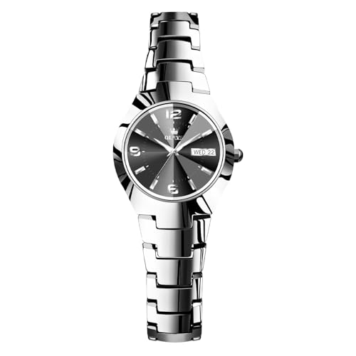 Image of OLEVS Watch Women Luxury Stainless Steel Small Wrist Dress Waterproof Analog