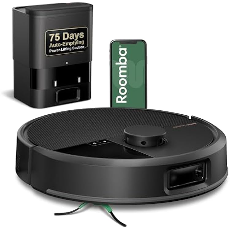iRobot Roomba Plus 504 Vac Robot Vacuum with AutoEmpty Dock - Superior Power-Lifting Suction, Anti-Tangle Dual Rubber Brushes, Perfect for Pet Hair, Self-Empties for 75 Days, Avoids Obstacles, LiDAR