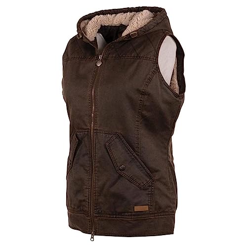 Outback Trading Company Women Heidi Warm Water-Resistant Zippered Canyonland Outerwear Western Vest with Hip Pockets2