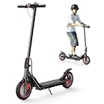 iScooter Electric Scooter for Teens & Adults, Up to 30/35 KM/H Speed by 500W Peak Motor, 8.5''/10'' Foldable Lightweight Commuting E Scooter with Dual Braking System & APP