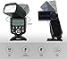Camera Flash Speedlite, SLFC Digital Camera Flashes with LCD Display, Electronic Flash for Canon/Nikon/Panasonic/Olympus/Pentax/Fujifilm, DSLR Camera Flash/Slave Flash with Standard Hot Shoe Mount
