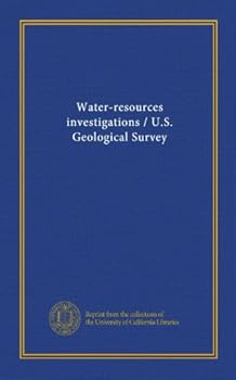 Paperback Water-resources investigations / U.S. Geological Survey Book