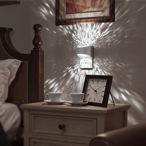 Image of Briignite Night Lights Plug into Wall, Night Light for Bedroom, Dimmable Brightness, LED Dusk to Dawn Sensor Nightlight for Nursery, Bathroom, Home Decor, Gaming Room, Daylight White 5000k, 2 Pack