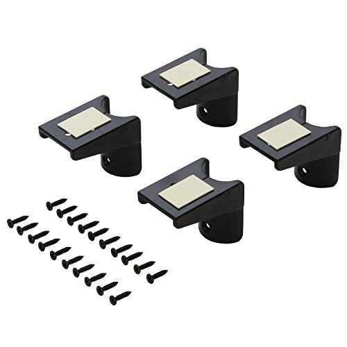 平安伸銅工業 LABRICO DIY収納パーツ 棚受 丸棒直径30mm用 マットブラック DRK-602