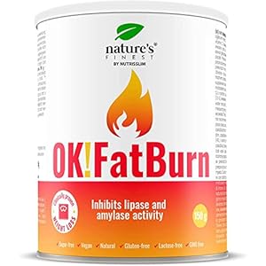Nature’s Finest OK!FatBurn | Voedingssupplementen voor gewichtsbeheersing | Met de kracht van ID-alG | Met toevoeging van L-Tyrosine en L-Carnitine