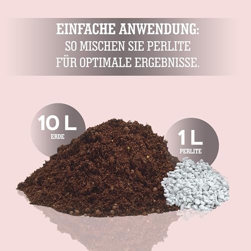 LERAVA® Perlite für Pflanzen (5L) – Grobkörniger Perlit zur Bodenverbesserung – Sorgt für optimale Drainage & Belüftung – Natürlicher Zusatz für Erde & Hydrokultur - Granulat Pflanzen