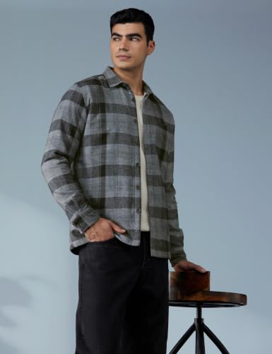 Image of Pepe Jeans Men's Regular Fit Full Sleeve Checkered Cotton Casual Shirt | Check Shirt for Man | Smart & Stylish | Multiple Styles | Mens Casual Shirts