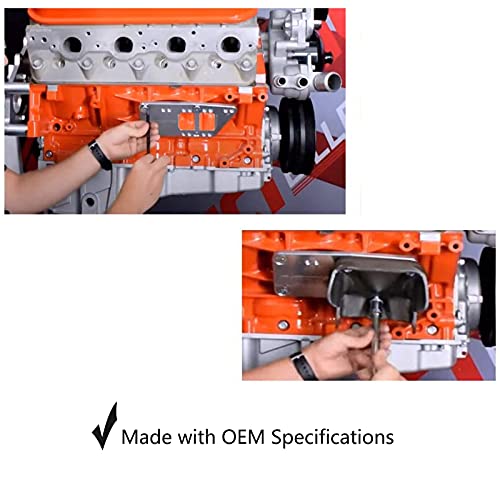 LS Swap Motor Mounts Adapter Plates - LS Conversion Adjustable Universal Swap Bracket Small Block,SBC Vehicle to LS Engine LS1 LS3 LS2 LQ4 LQ9 LS6 L92 L99 L33 LR4 - Thumbnail 2