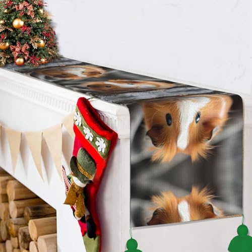 Chemin de table cochon d'Inde, l'idée cadeau idéale pour une décoration de table de ferme