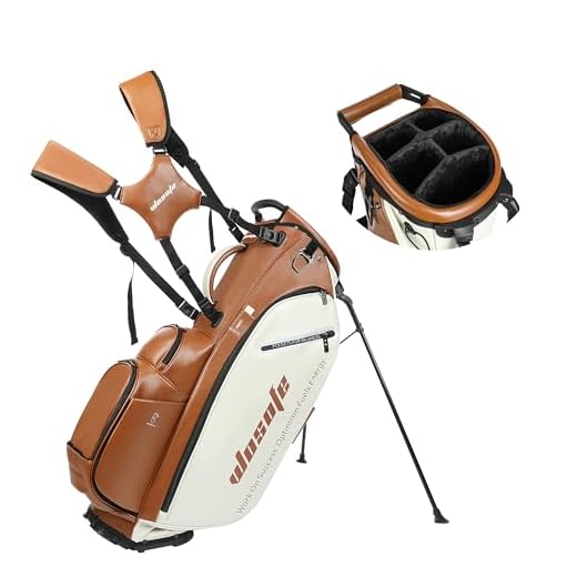 Stylish PU Golf Stand Bag with Pockets