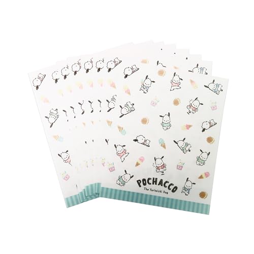 Image of Stationery Paper and Envelopes Letter Set - Cute Stationery for Writing Paper Letters, Includes: 4 Envelopes, 8 Letter Papers, & 4 Stickers (Pocahco-Dog)