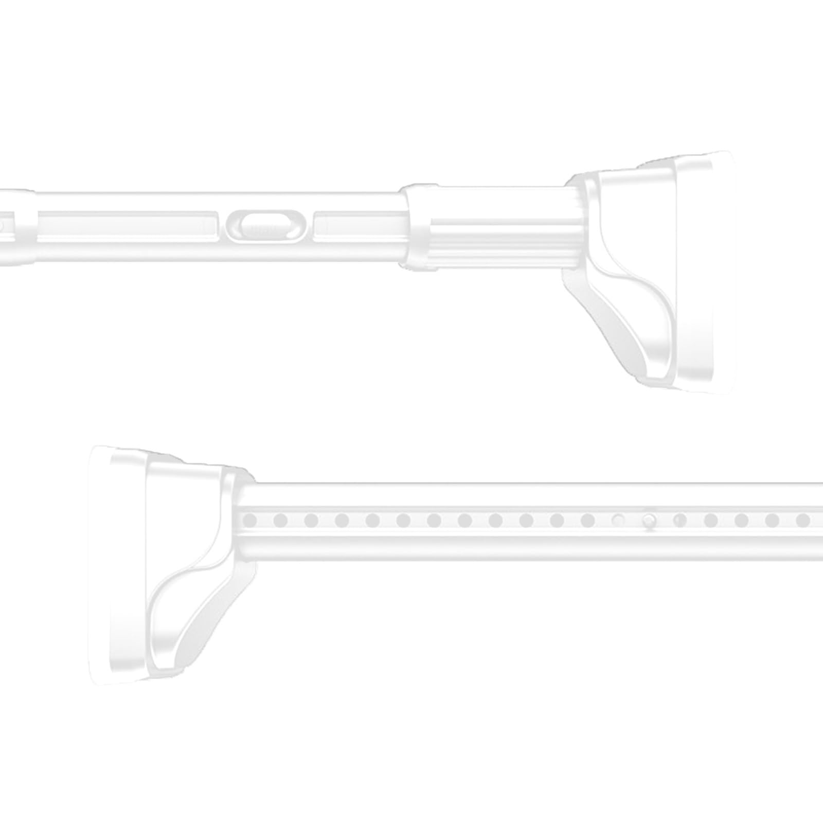 Barre de tension extra longue blanche en inox 304 pour suspendre un rideau de terrasse