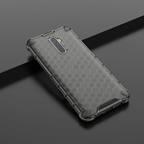 Image of Glasgow | for Realme X2 Pro Back Case Cover for Realme X2 Pro with 4 Bumper Corners and Military Grade Protection - Black