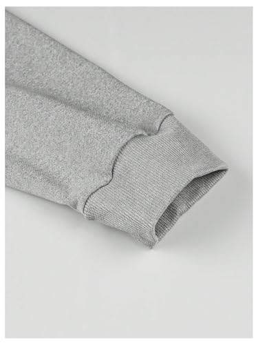 Verdusa Men's Letter Print Drawstring Hoodie Long Sleeve Drop Shoulder Loose Pullovers with Pocket3