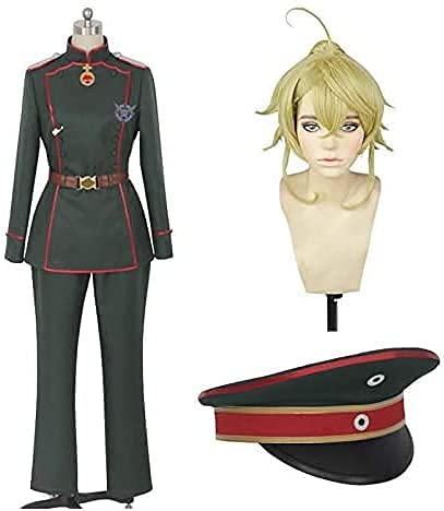 幼女戦記　ターニャ・デグレチャフ　コスプレ衣装　ウィッグ Amazon | 衣舞cos コスプレ衣装 ウィッグ、帽子付き 幼女戦記