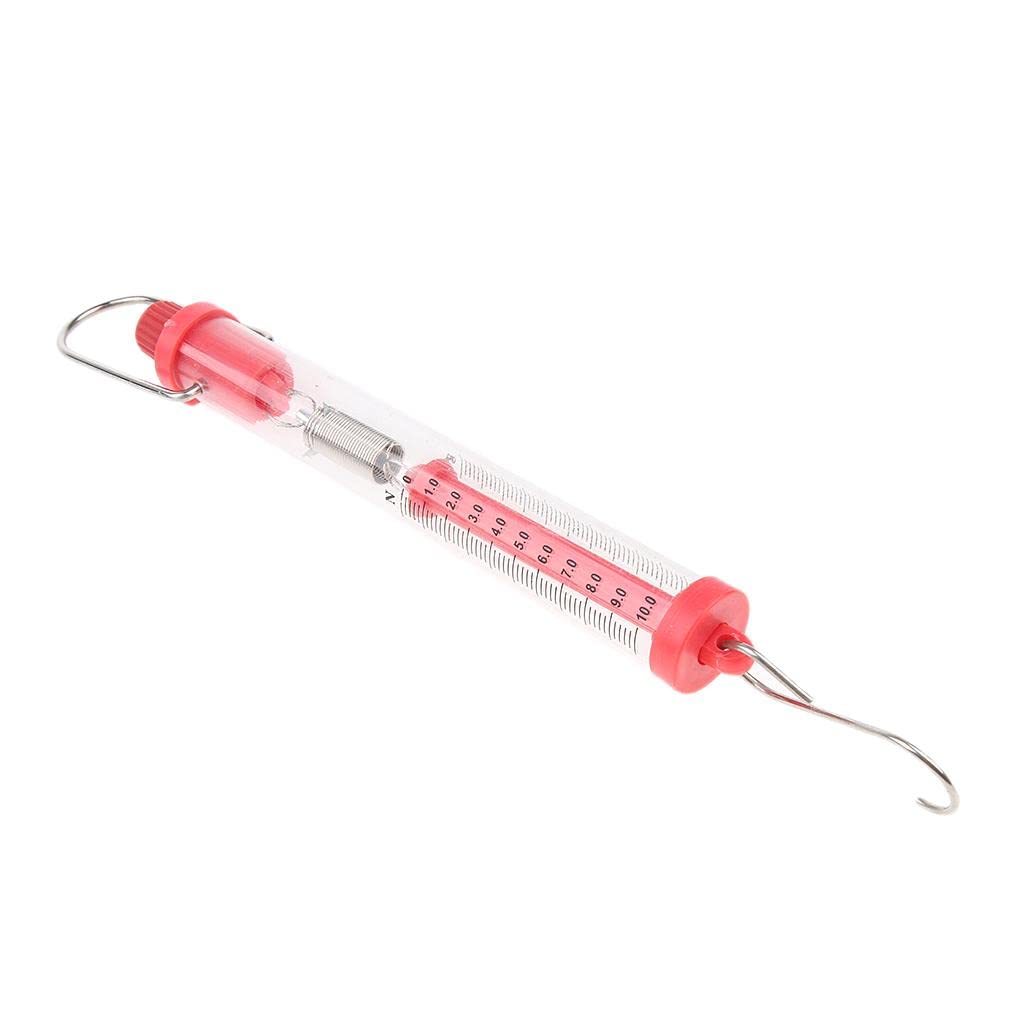 Jojomis 10 N Newtonmeter Dynamometer Spring Dynamometer Teaching Aid for School Laboratory